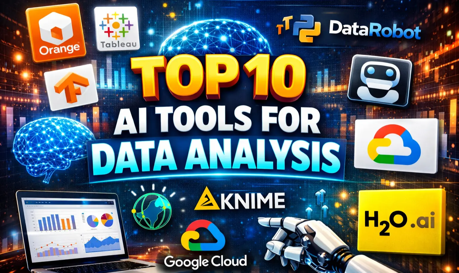 Top 10 AI Tools For Data Analysis