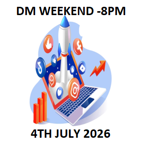 DIGITAL MARKETING-WEEKEND-8PM-4TH JULY 2026