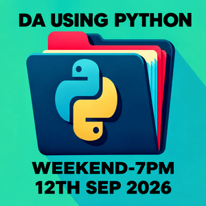 DA USING PYTHON-WEEKEND-7PM-12TH SEP 2026